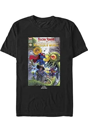 Marvel Unisex Doctor Strange in The Multiverse Of Madness Modern Comic Cover Organic Short Sleeve T-shirt, , XXL