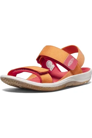 Keen Elle Backstrap Slingback Sandalen, Tangerine/Cayenne, 24 EU