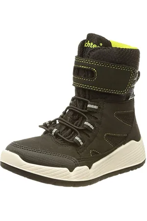 Richter Kinderschuhe Jungen Rs-1 Schneestiefel, Black Lime, 30 EU