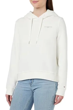 Tommy Hilfiger Damen Hoodie 1985 Rlx Mini Corp Logo Hoodie mit Kapuze, , XXS