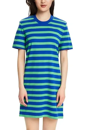 ESPRIT Damen 034ee1e355 Kleid, 412/Bright Blue, Large