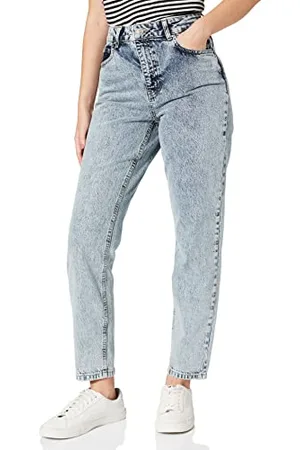 Noisy May Damen NMISABEL HW Ankle MOM KI079MB S Jeans, , 28/30