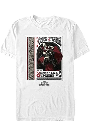 Marvel Unisex Doctor Strange in The Multiverse Of Madness Sorcerer Supreme Organic Short Sleeve T-shirt, , L