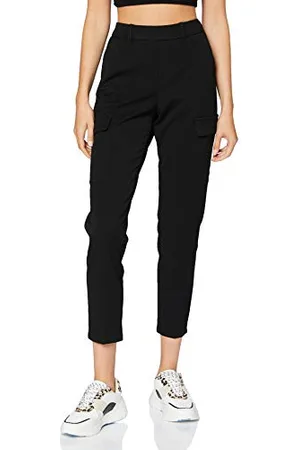 VERO MODA Damen VMMAYA MR Loose Cargo Pant NOOS Hosen, Black, M/32