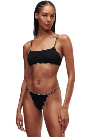 Karl Lagerfeld Damen Mini Logo Bralette L
