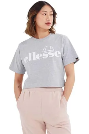 Ellesse Damen Silo Cropped Verkürztes T-Shirt, , 40