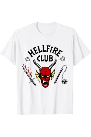 Stranger Things Fan-Memorabilia „Hellfire Club Classic“ mit Logo von T-Shirt