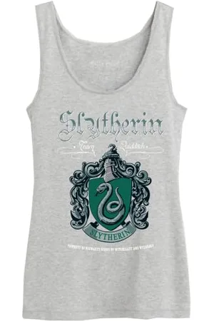 Harry Potter Damen Wohapomtk016 Tanktop, Grau meliert, M