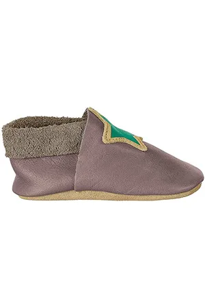 Sterntaler Jungen Baby-krabbelschuh Leder Flache Hausschuhe, Grau ( 577), 19-20 EU