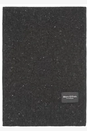 Marc O’ Polo Marc OߴPolo Herren Strickschal aus Woll-Mix Winter, Grau (Dark Grey Melange), One Size