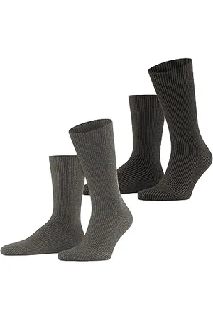 ESPRIT Herren Socken Vertical Stripe 2-Pack Biologische Baumwolle gemustert 2 Paar, , 43-46