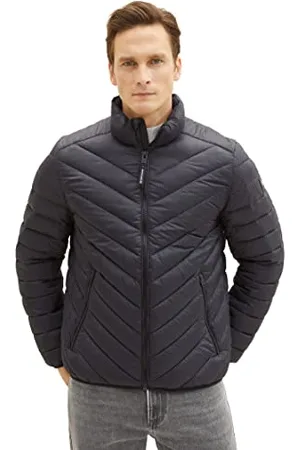 TOM TAILOR Herren Lightweight Steppjacke mit Print, 32143, S