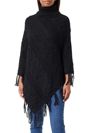 VILA VICHINTI New Rollneck Knit Poncho/SU