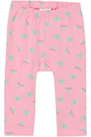 QS by s.Oliver Junior Baby Girls Leggins mit Allover Print, PINK, 74