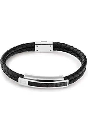 Tommy Hilfiger Jewelry Armband für Herren aus Leder Schwarze Farbe - 2790357