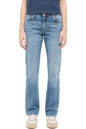 Mustang Damen Jeans Hose Style Crosby Relaxed Straight