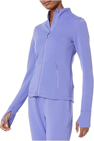 Amazon Damen Active Sweat Jacke mit durchgehendem Reißverschluss, , XL