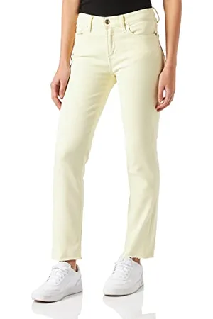 7 for all Mankind Damen JSVYC130DA Hose, Yellow, 26