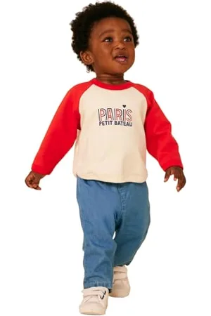 Petit Bateau Baby Jungen A0AIJ Sweatshirt, , 18 Monate