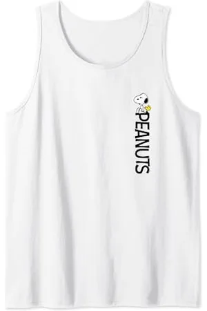 Peanuts – Woodstock Snoopy Vertikales Logo Tank Top