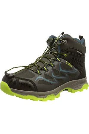 CMP Unisex Kinder Kids Byne Mid Wp Outdoor Walking Shoe, Antracite Acido, 34 EU