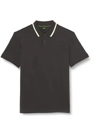 HUGO BOSS Schwarz Herren Polo Pio Badge L