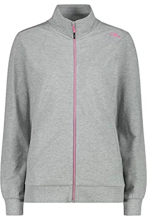 CMP Damen Elastische Jacke Melange Stretch, Grau Mel-P.Fluo, D46