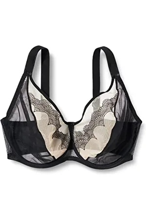 Gorteks Heidi-B2 Soft-BH, weich Damen BH mit bügel, ohne polsterung, Stickerei-BH – 80B