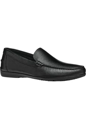 Geox Herren U SIRON A Moccasin, Black, 40 EU