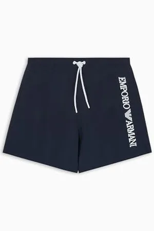 Emporio Armani Herren Embroidery Logo Swim Boxer Beachwear, , 50