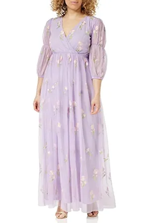 Frock and Frill Damen Blumenstickerei Kleid für besondere Anlässe, , 40