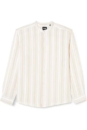 Only & Sons ONSCAIDEN LS Mix Stripe Linen Mao