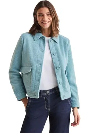 CECIL Damen B202028 Jacke in Woll-Optik, , M