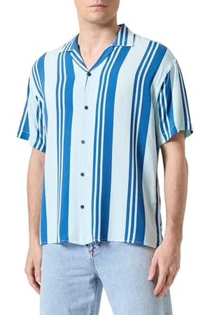 JACK & JONES Herren Jcojeff AOP Resort Shirt Ss Relax Kurzarmhemd 12252536, ,S
