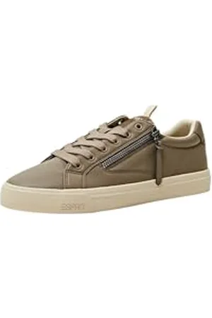 ESPRIT Modischer Damen Lace-up Sneaker, 240/Taupe, 36 EU