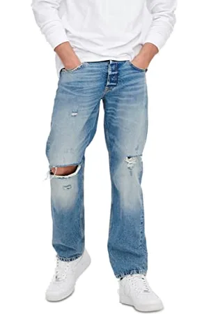 Only & Sons Herren Jeans ONSEDGE Loose 4067 - Relaxed Fit - Blau - Light Blue, Größe:28W / 32L, Farbvariante: 22024067