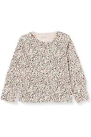 Noppies Unisex Baby U LS AOP Stanley T-Shirt, Sand Melange-P713, 50