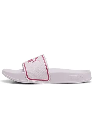 PUMA Leadcat 2.0 PS Slide Sandal, Grape Mist-Garnet Rose, 31 EU