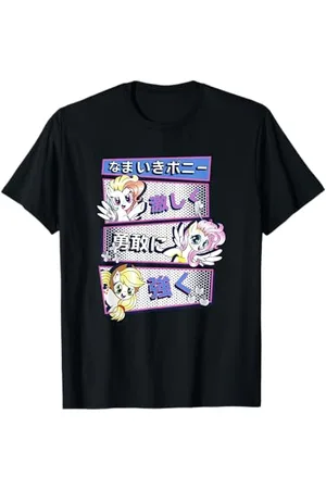 My Little Pony : Friendship Is Magic Split Color Kanji Panels T-Shirt