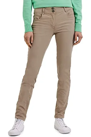 CECIL Damen B376001 Stoffhose Slim, , 34