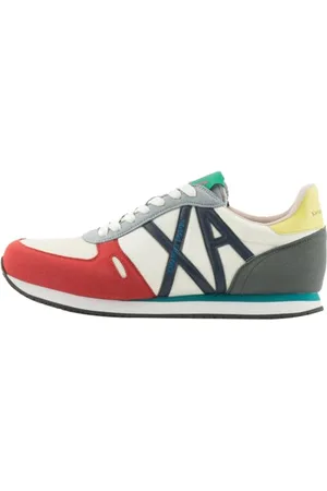 Armani Exchange Herren Rio, Essential, Side Logo Sneaker, Multicolor, 39.5 EU