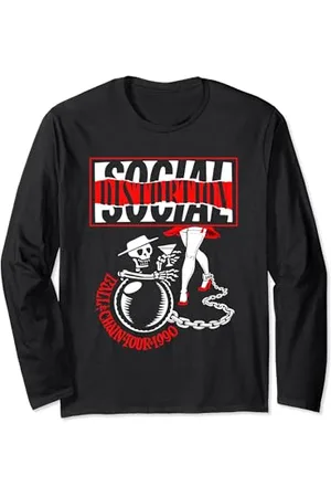 Social Distortion Offizielle Ball und Kette Langarmshirt