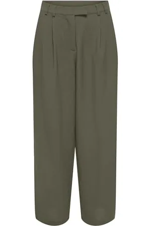 ONLY Damen Onlnova Life Vis Lesli Pant Solid Hose, , Medium