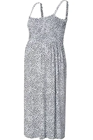 ESPRIT Damen Dress Nursing Sleeveless Allover Print Kleid, Blau-404, Medium