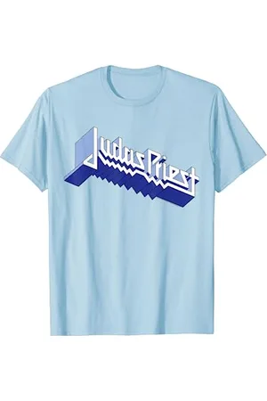 Judas Priest – Defender Logo Baby Blue T-Shirt
