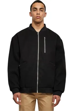 Urban classics Herren TB6332-Bomber Blouson Jacke, Black, 3XL