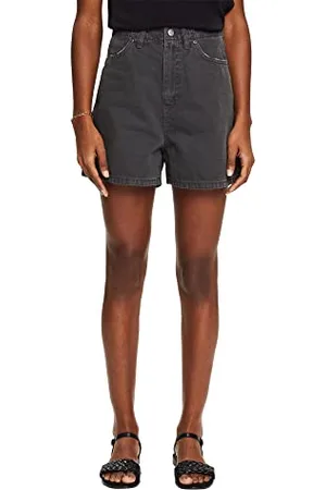 ESPRIT Damen Shorts 052ee1c304, Anthracite, 30W