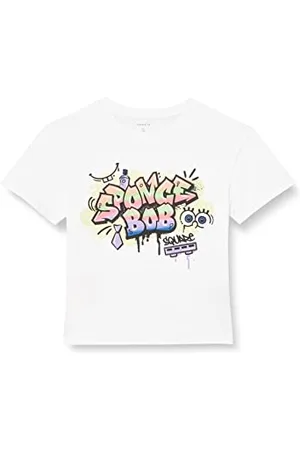 NAME IT Unisex NKNFYF Spongebob SS Boxy CPLG Top, , 134/140