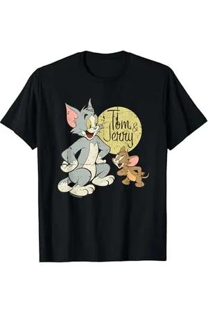 Tom And Jerry WB 100: Distressed Poster T-Shirt