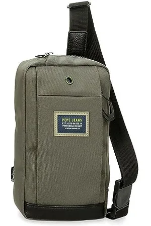 Pepe Jeans Leighton Gepäcktasche für Herren, grün, Talla única, Umhängetasche